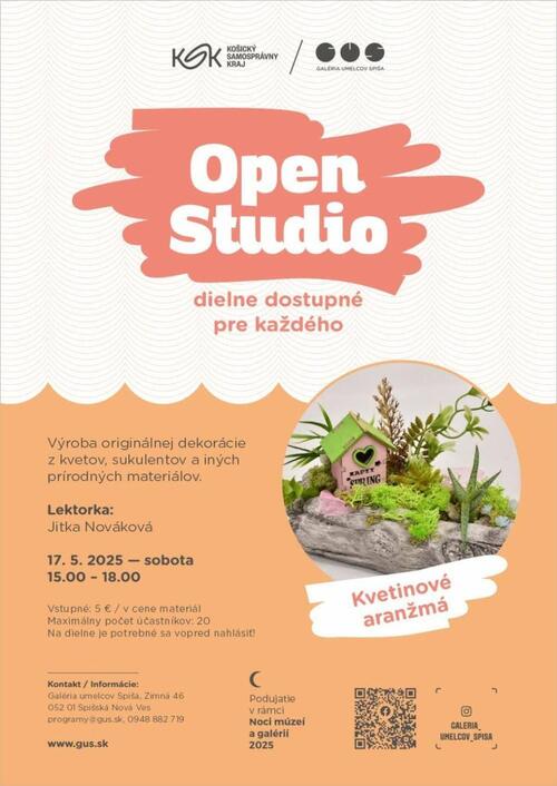 Plagát Open Studio: Kvetinové aranžmá