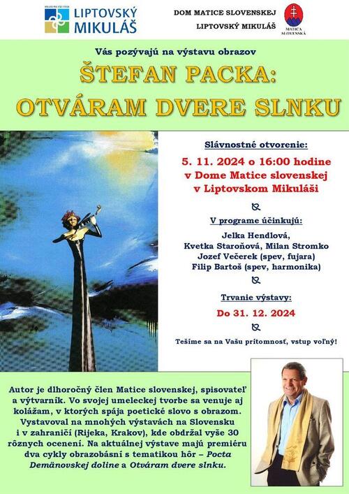 Plagát Otváram dvere slnku