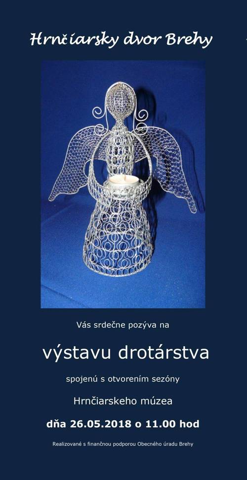 Plagát Otvorenie sezóny Hrnčiarskeho múzea a výstavy drotárstva