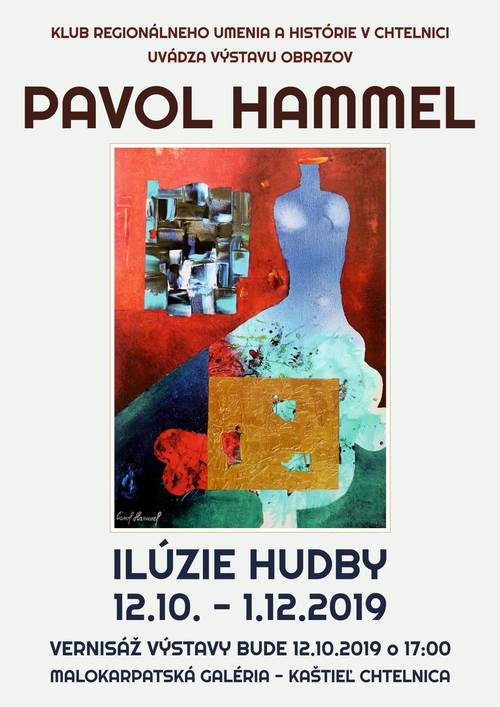 Plagát Pavol Hammel "Ilúzie hudby"