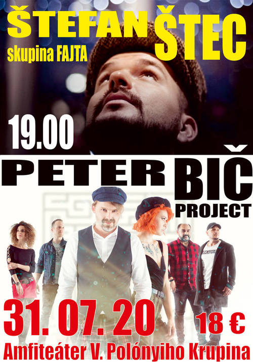 Plagát Peter Bič Project a Štefa Štec