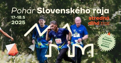 Plagát Pohár Slovenského raja v orientačnom behu