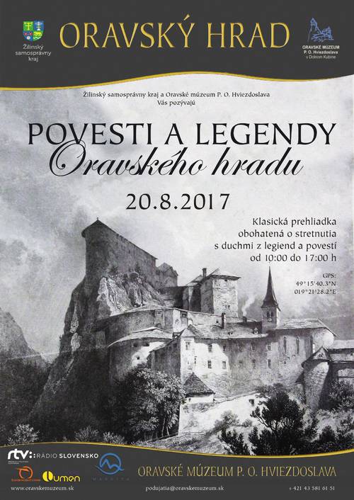 Plagát Povesti a legendy Oravského hradu