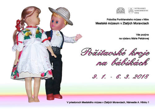 Plagát Požitavské kroje na bábikách
