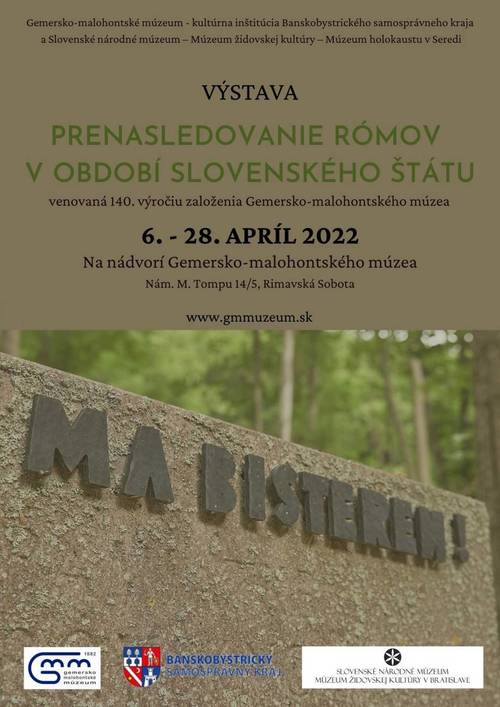 Plagát Prenasledovanie Rómov v období slovenského štátu