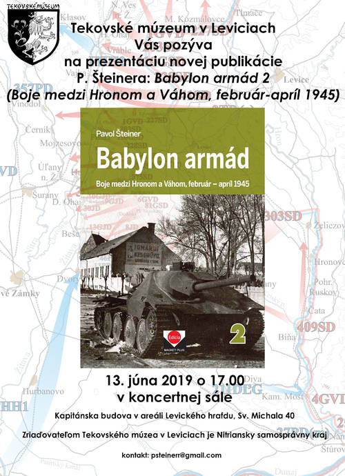 Plagát Prezentácia publikácie Babylon armád 2