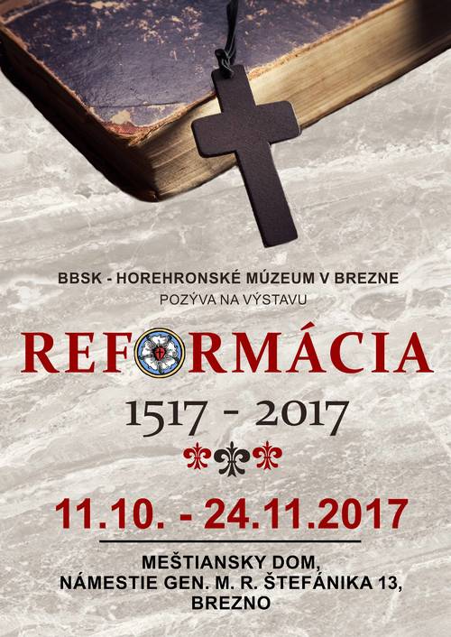 Plagát Reformácia 1517 - 2017