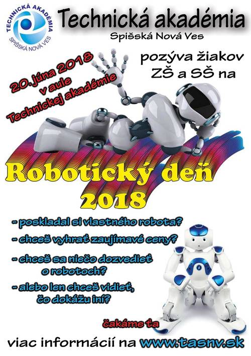 Plagát Robotický deň