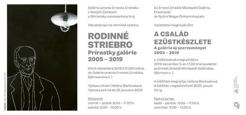 Plagát Rodinné striebro - prírastky galérie 2005 - 2019