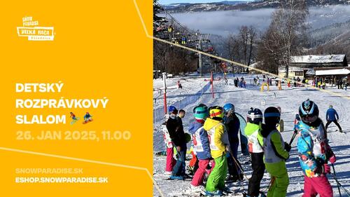 Plagát Rozprávkový slalom v Snehovom kráľovstve