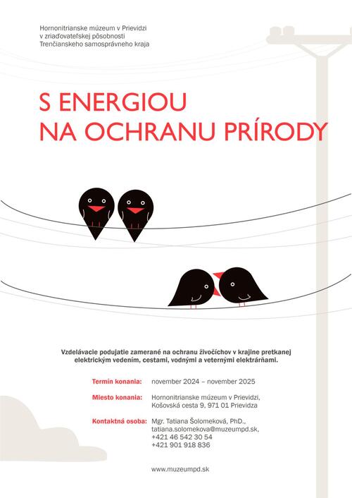 Plagát S energiou na ochranu prírody