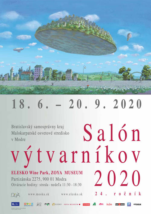 Plagát Salón výtvarníkov 2020 – Nová tvorba, Nový pohľad na svet, Nový život