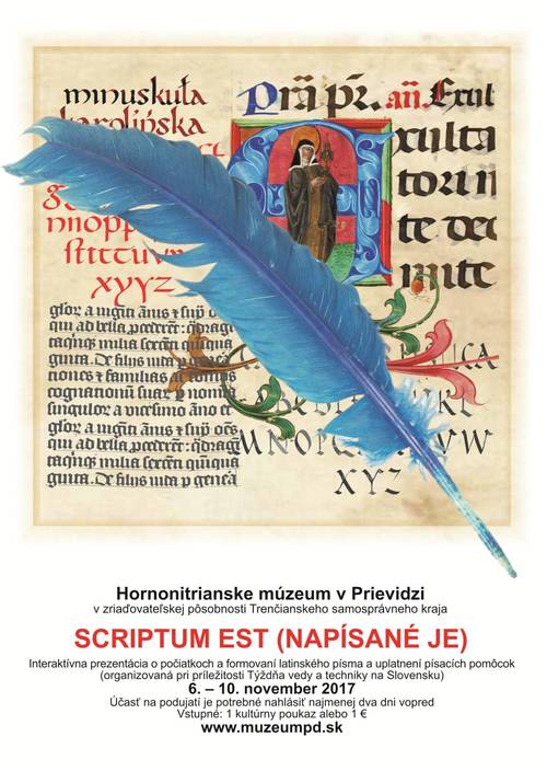 Plagát Scriptum est (Napísané je)