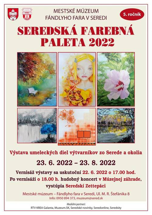 Plagát Seredská farebná paleta 2022