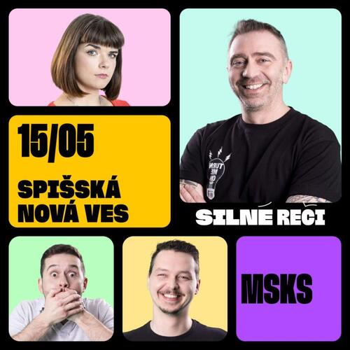 Plagát Silné reči / stand-up comedy