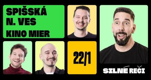 Plagát Silné reči / stand-up comedy