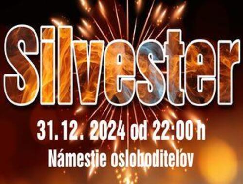 Plagát Silvester 2024 v Lipt. Mikuláši