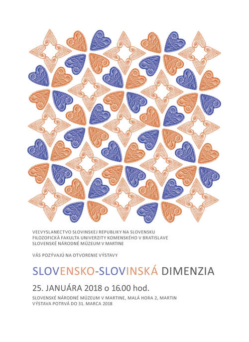 Plagát Slovensko-slovinská dimenzia