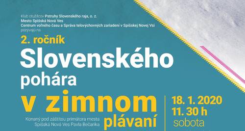 Plagát Slovenský pohár v zimnom plávaní