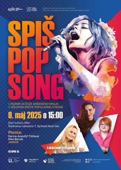 Plagát Spiš Pop Song