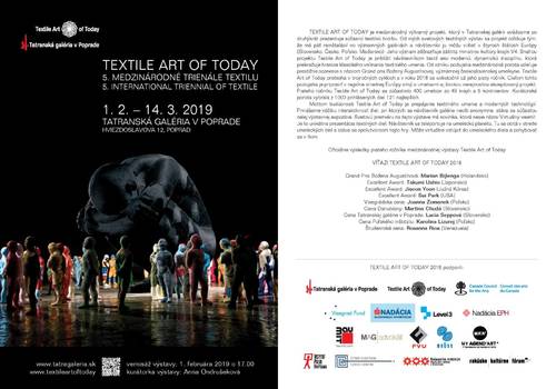 Plagát Textile Art of Today - 5. Trienále textilu
