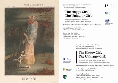 Plagát The Happy Girl. The Unhappy Girl.