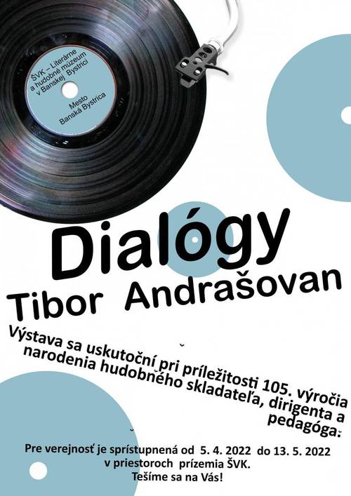 Plagát Tibor Andrašovan - Dialógy
