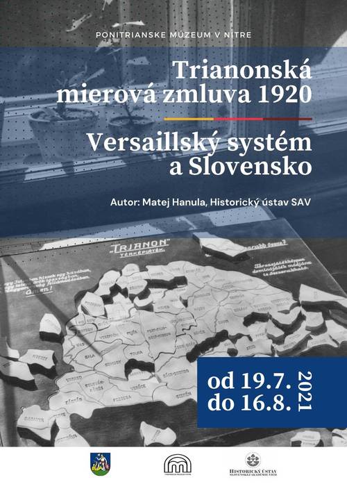 Plagát Trianonská mierová zmluva 1920, Versaillský systém a Slovensko