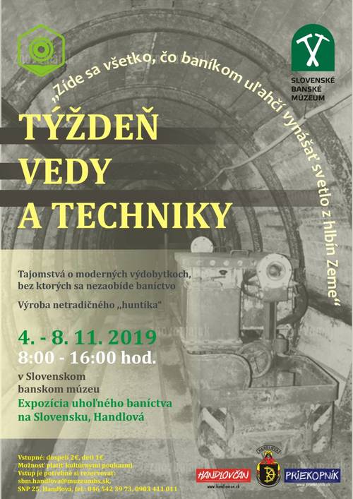 Plagát Týždeň vedy a techniky v Slovenskom banskom múzeu