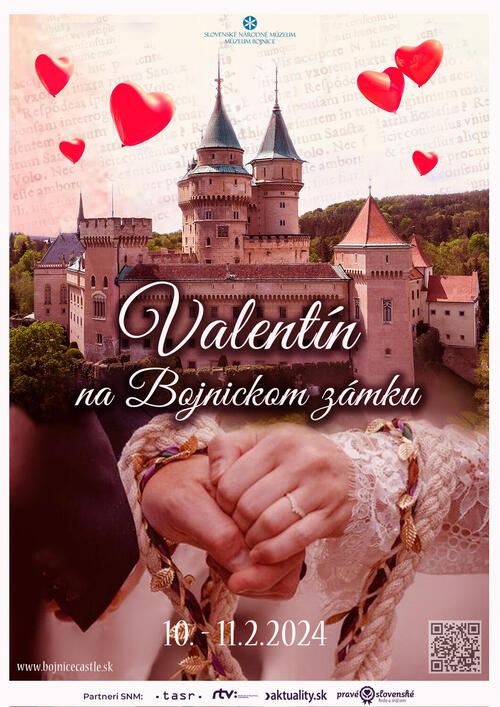 Plagát Valentín na Bojnickom zámku 2024