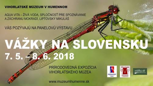 Plagát Vážky na Slovensku