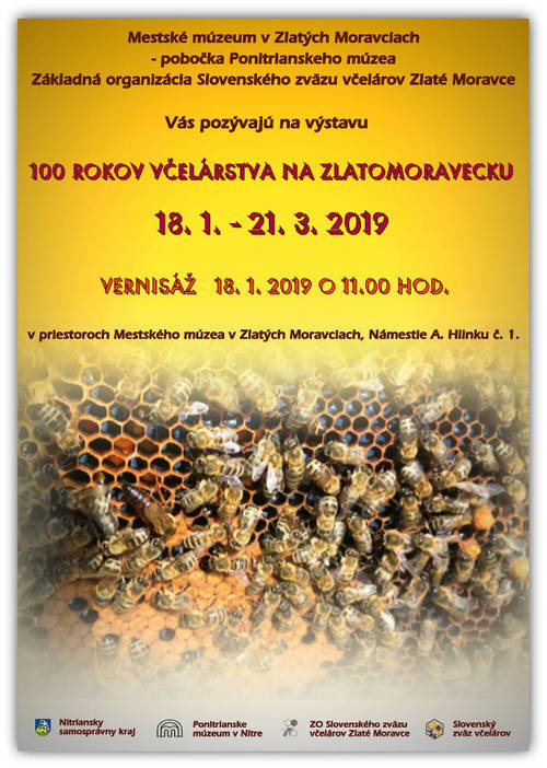 Plagát Včelárstvo na Zlatomoravecku