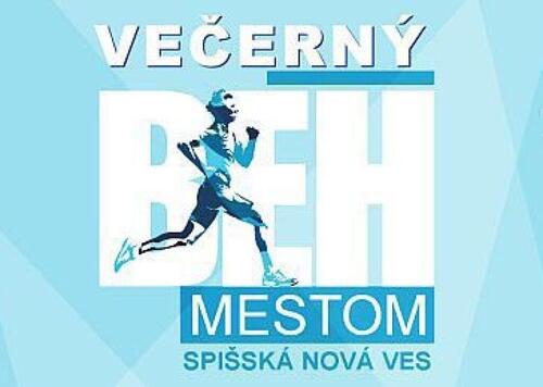 Plagát Večerný beh mestom 2025