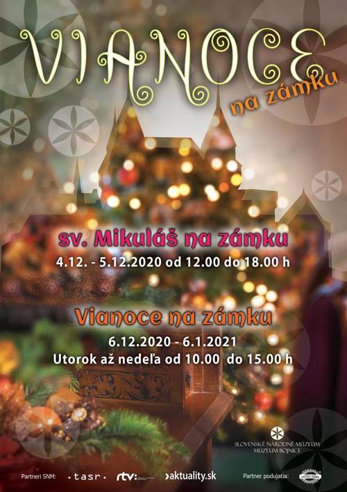 Plagát Vianoce na Bojnickom zámku