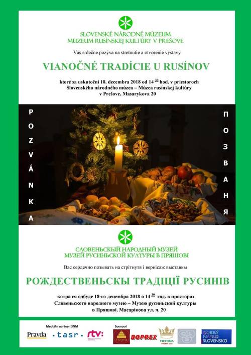 Plagát Vianočné tradície u Rusínov
