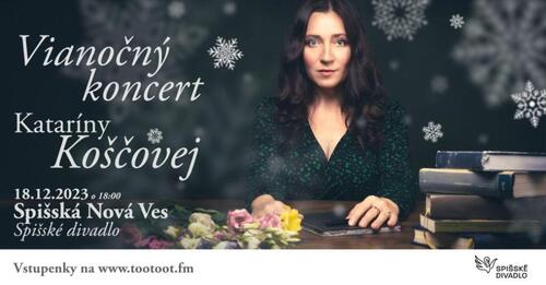 Plagát Vianočný koncert Kataríny Koščovej