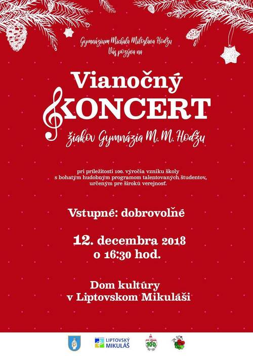 Plagát Vianočný koncert