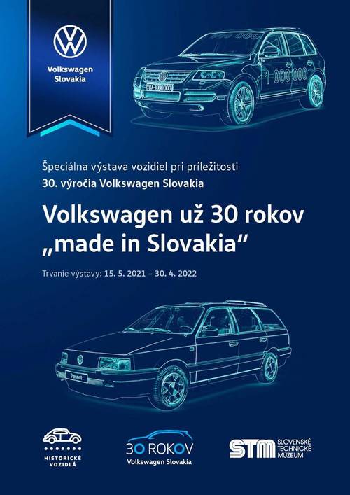 Plagát Volkswagen už 30 rokov „made in Slovakia“