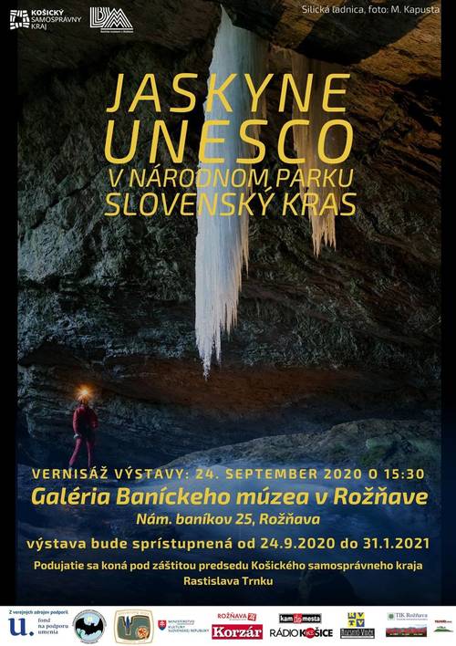 Plagát Jaskyne UNESCO v Národnom parku Slovenský kras