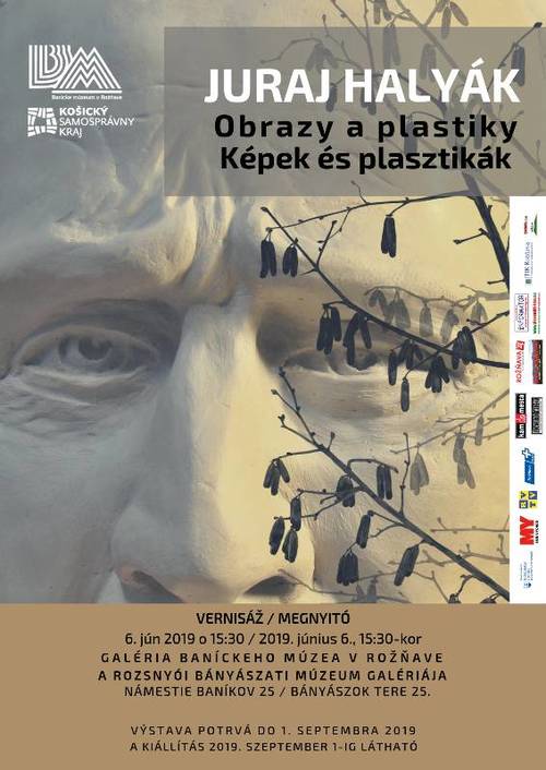 Plagát Juraj Halyák: Obrazy a plastiky