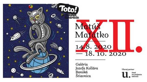 Plagát Výstava Toto! je Kabinet ilustrácie XII.- Matúš Maťátko