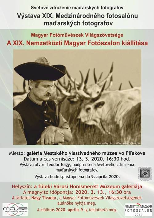 Plagát XIX. Medzinárodný fotosalón maďarských fotografov