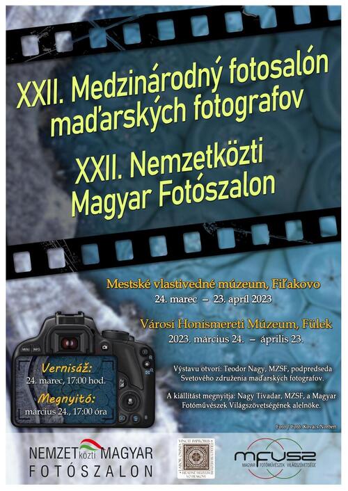 Plagát XXII. Medzinárodný fotosalón maďarských fotografov