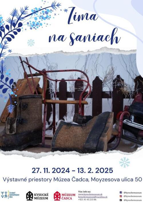 Plagát Zima na saniach