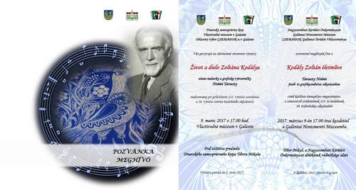 Plagát Život a dielo Zoltána Kodálya