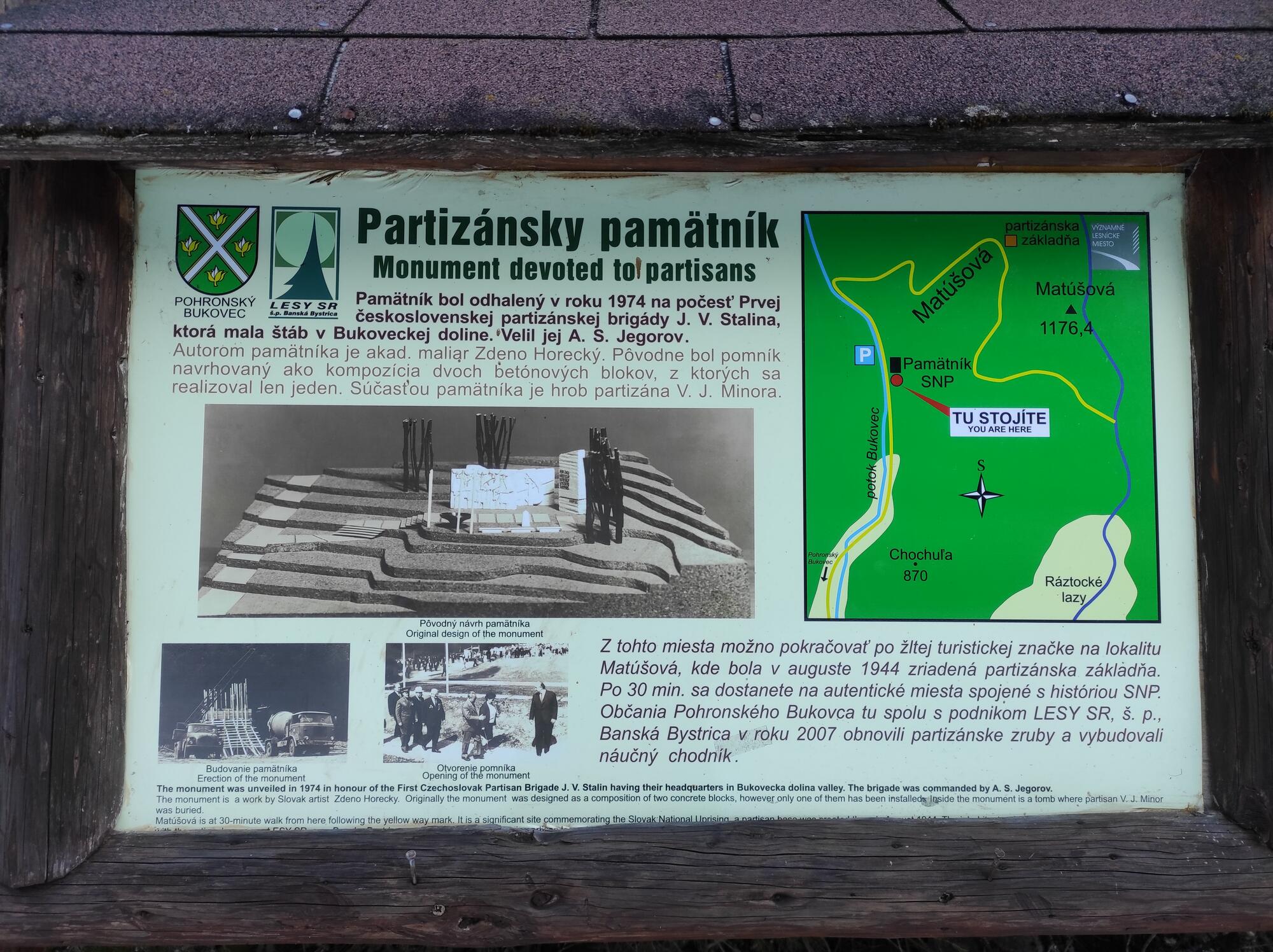 Pamätník SNP Pohronský Bukovec